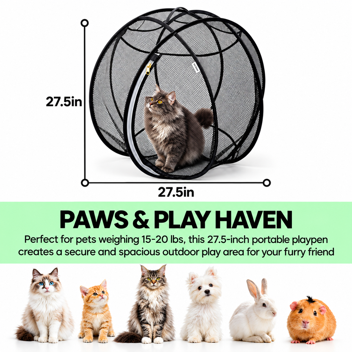 Zoomie Ball™ - Outdoor Pet Playpen